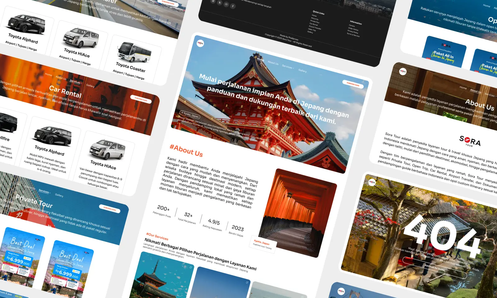 SoraTour company profile website