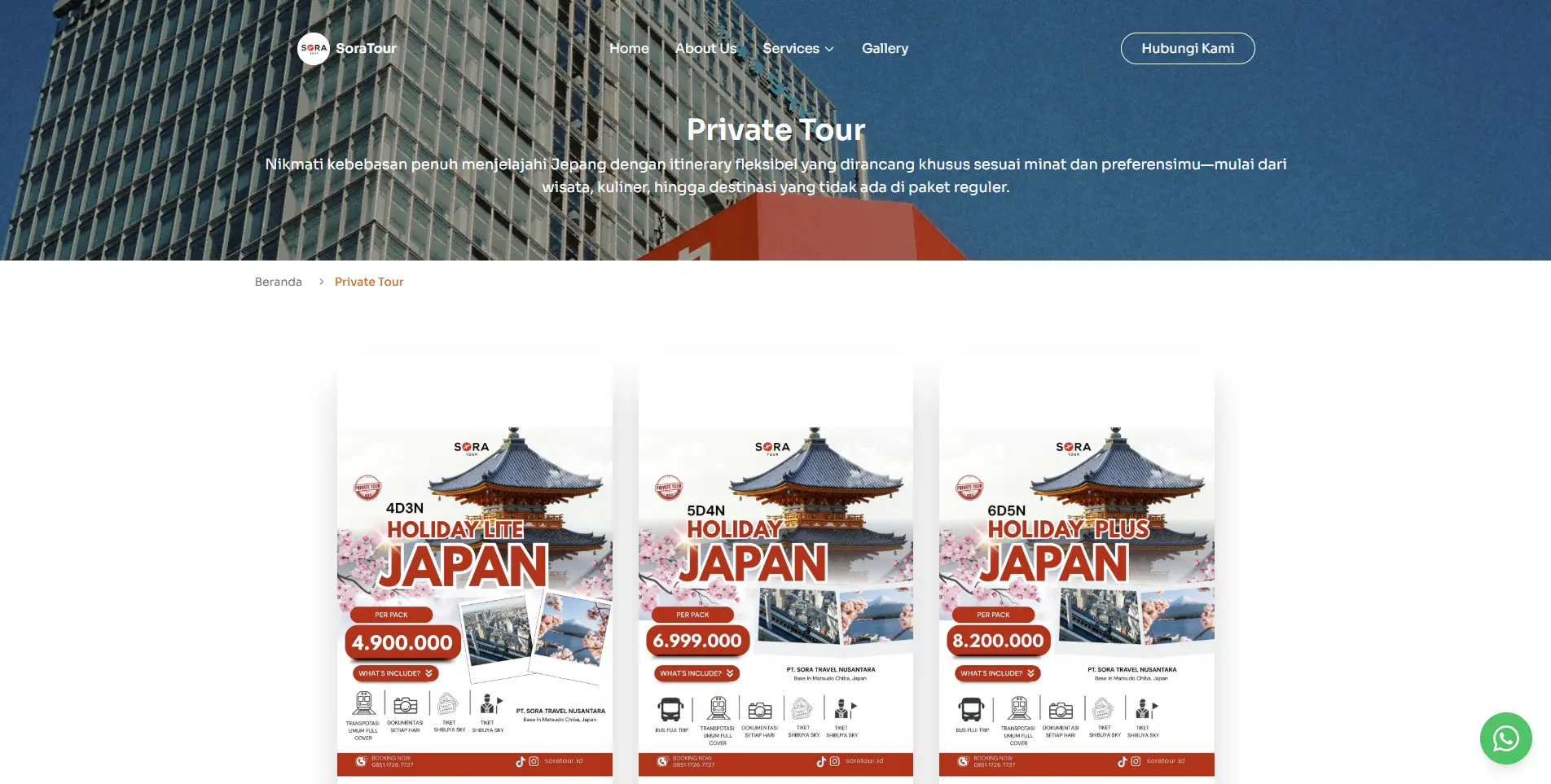 Travel destinations